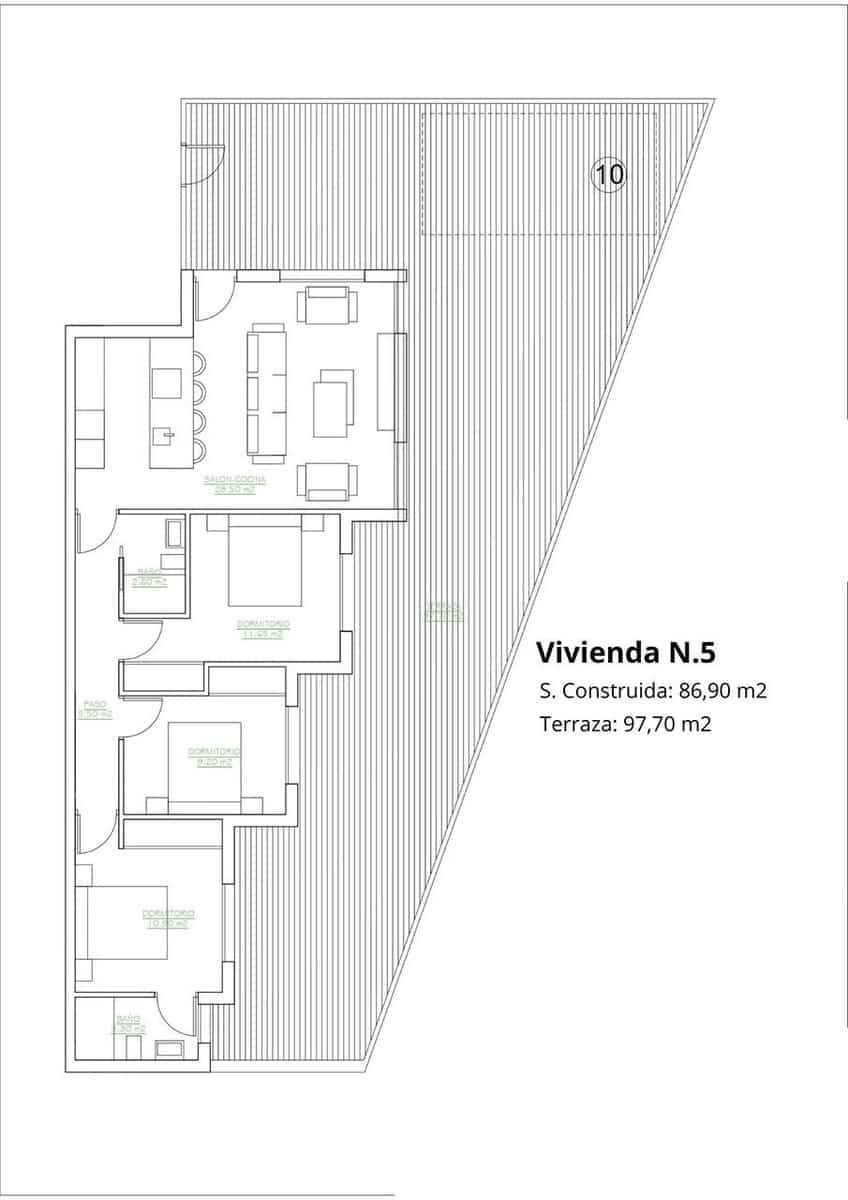 3 bedroom Bungalow for sale in San Pedro del Pinatar with pool garage - € 269,900 (Ref: 9180278)