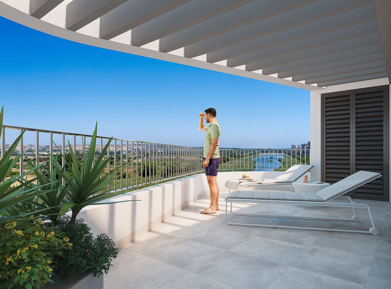 3 soverom Penthouse til salgs i Guardamar del Segura med svømmebasseng garasje - € 550 000 (Ref: 9184298)