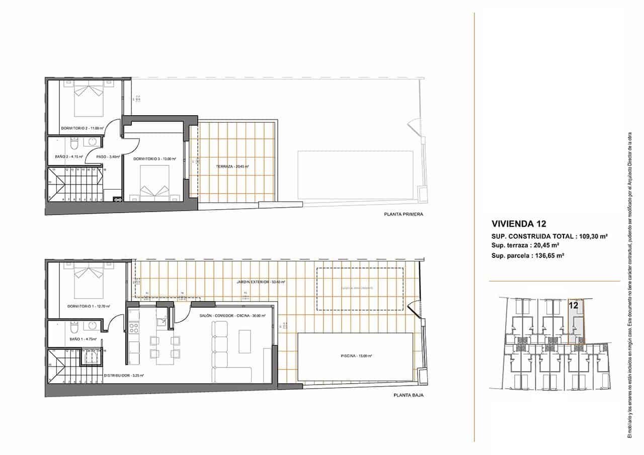 3 sypialnia Dom na sprzedaż w Santiago de la Ribera z basenem garażem - 366 000 € (Ref: 9184486)