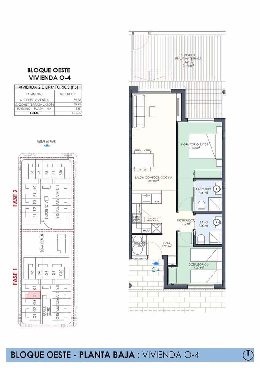 2 sypialnia Apartament na sprzedaż w Torre de la Horadada z basenem garażem - 334 000 € (Ref: 9191591)