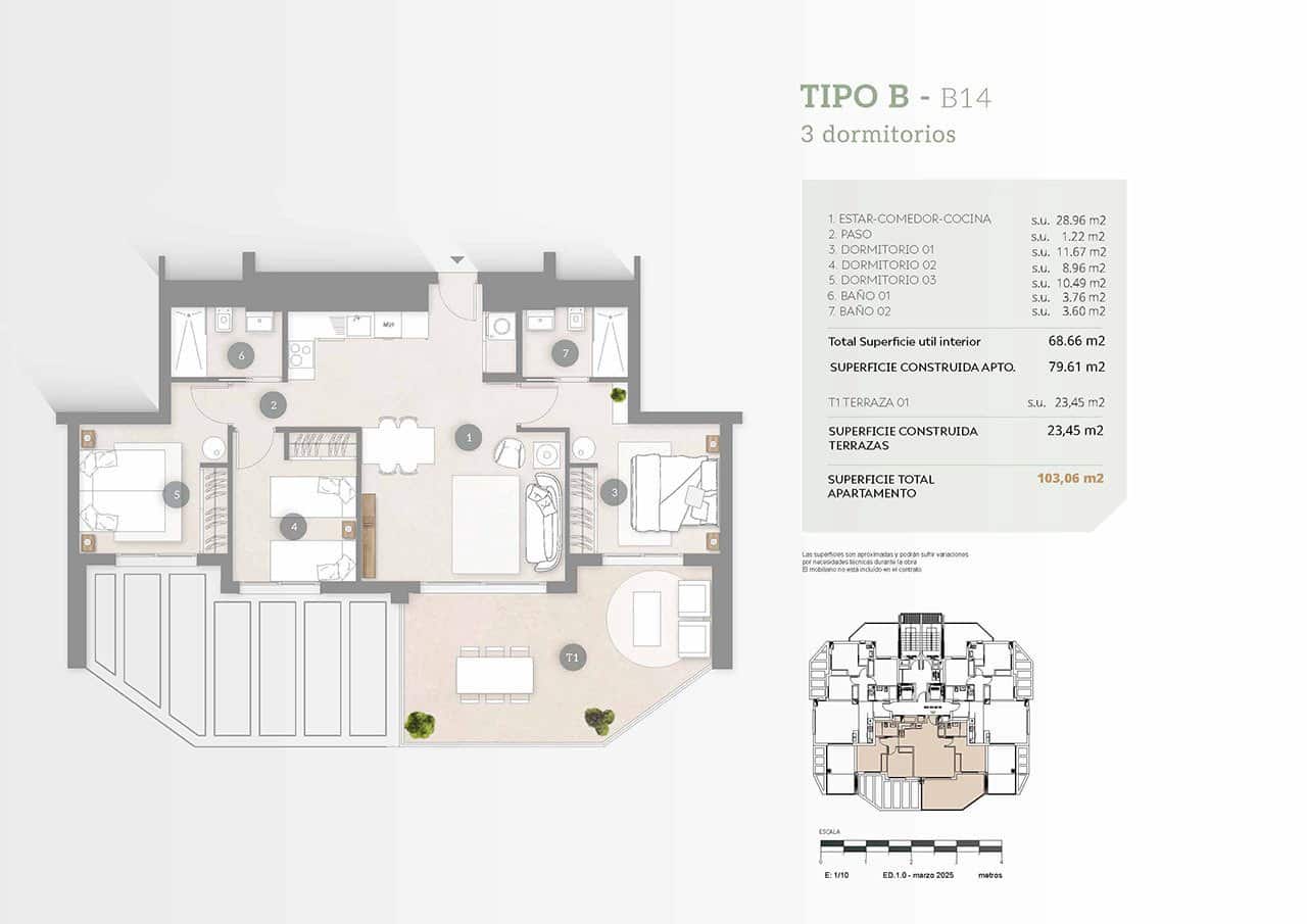 3 bedroom Apartment for sale in Calpe / Calp with pool garage - € 476,000 (Ref: 9254386)