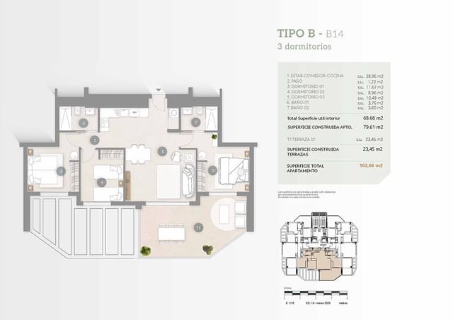 3 bedroom Apartment for sale in Calpe / Calp with pool garage - € 476,000 (Ref: 9254386)