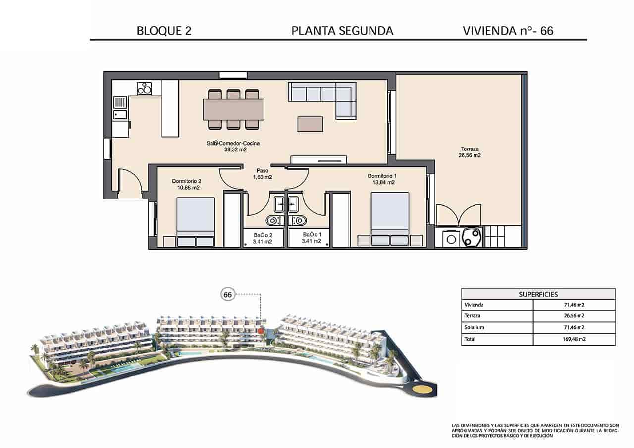 2 Zimmer Penthouse zu verkaufen in Finestrat mit Pool - 319.900 € (Ref: 9414580)