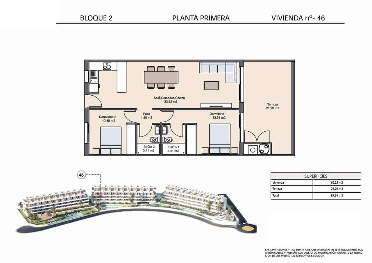 2 Zimmer Apartment zu verkaufen in Finestrat mit Pool - 279.900 € (Ref: 9414581)