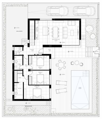 3 quarto Moradia para venda em Los Alcázares com piscina garagem - 743 000 € (Ref: 9517863)