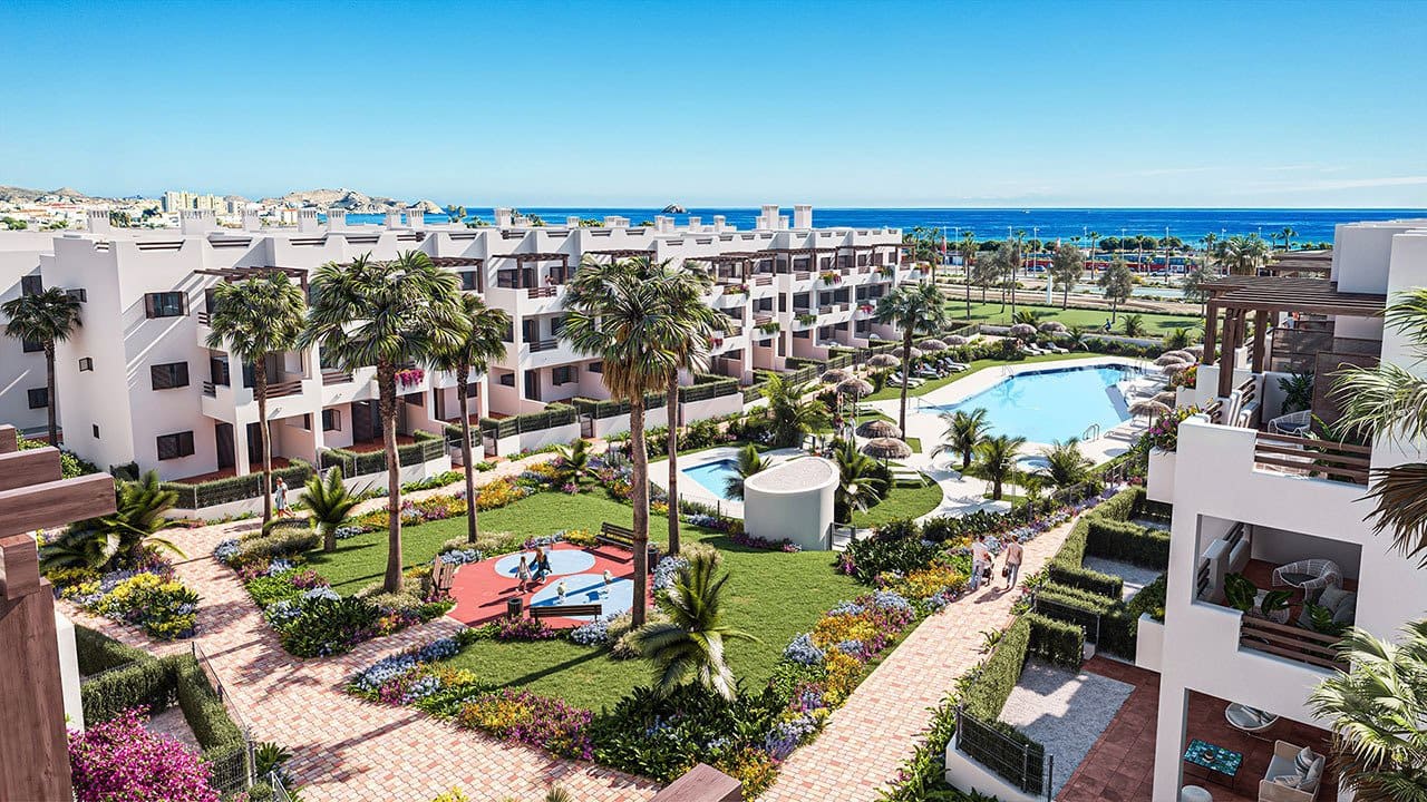 3 chambre Penthouse à vendre à San Juan de los Terreros avec piscine garage - 293 000 € (Ref: 9584964)