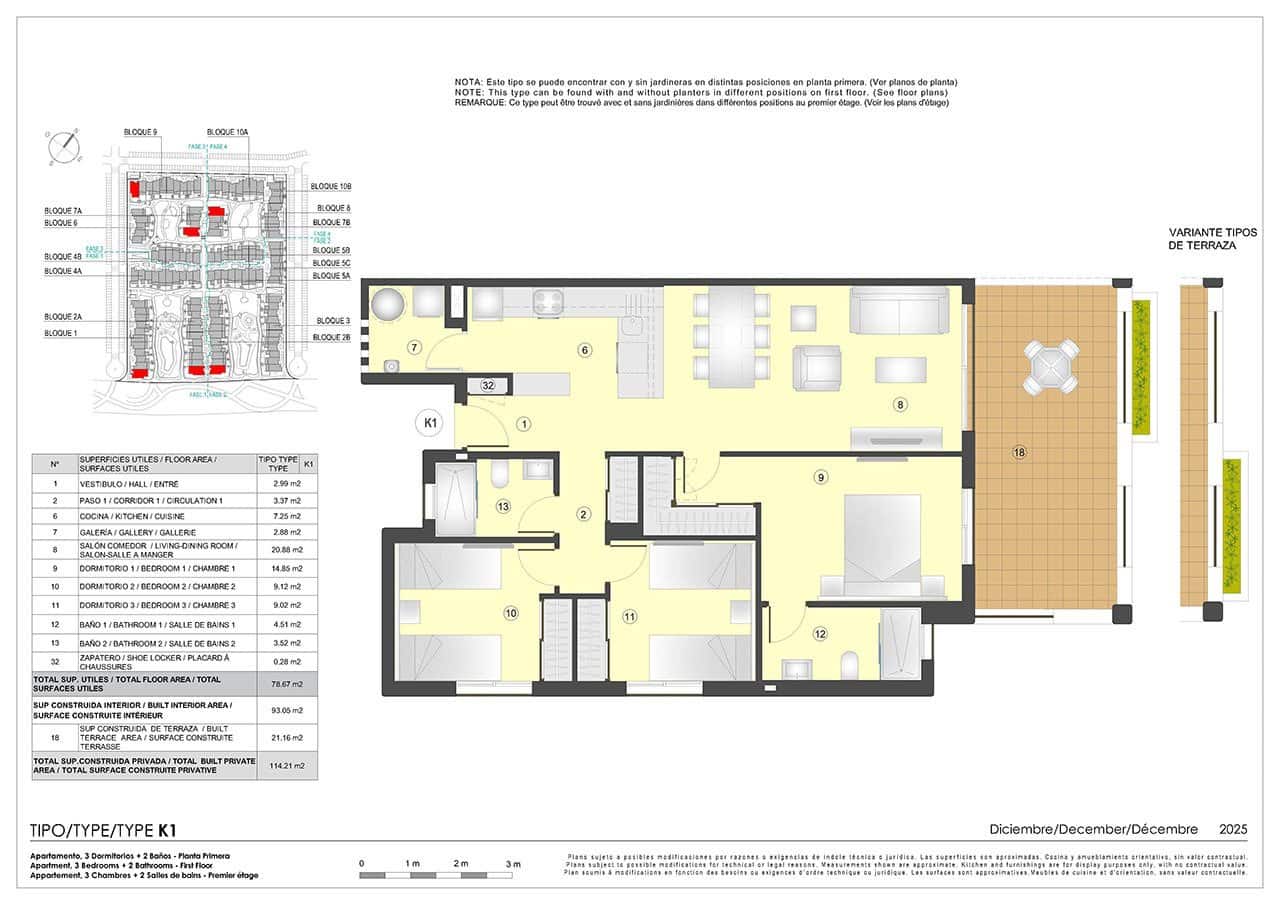 3 camera da letto Appartamento in vendita in San Juan de los Terreros con piscina garage - 229.000 € (Rif: 9584965)