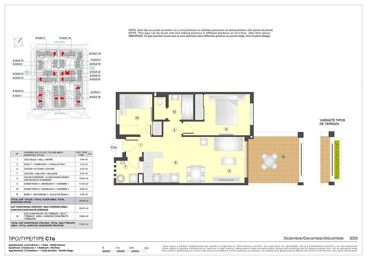 2 quarto Apartamento para venda em San Juan de los Terreros com piscina garagem - 185 000 € (Ref: 9584967)