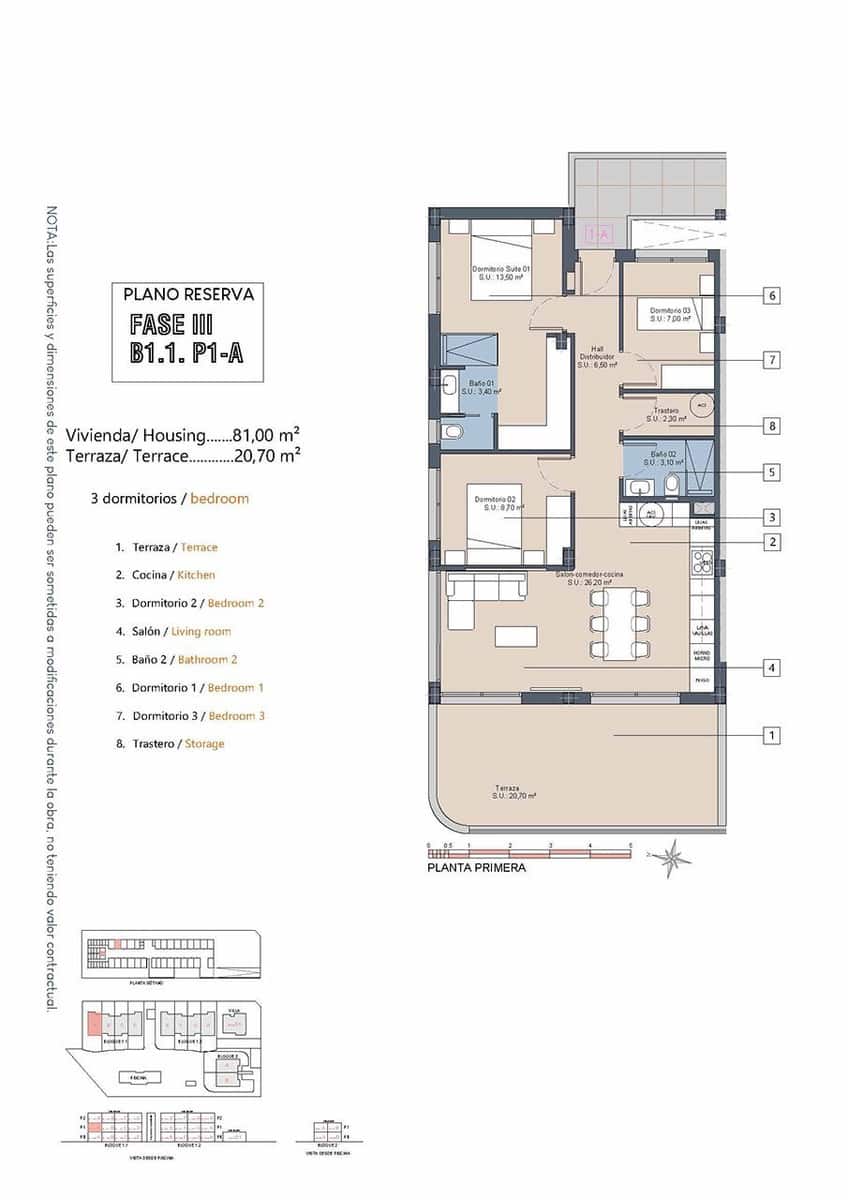 3 chambre Appartement à vendre à Los Alcazares avec piscine garage - 319 900 € (Ref: 9618071)