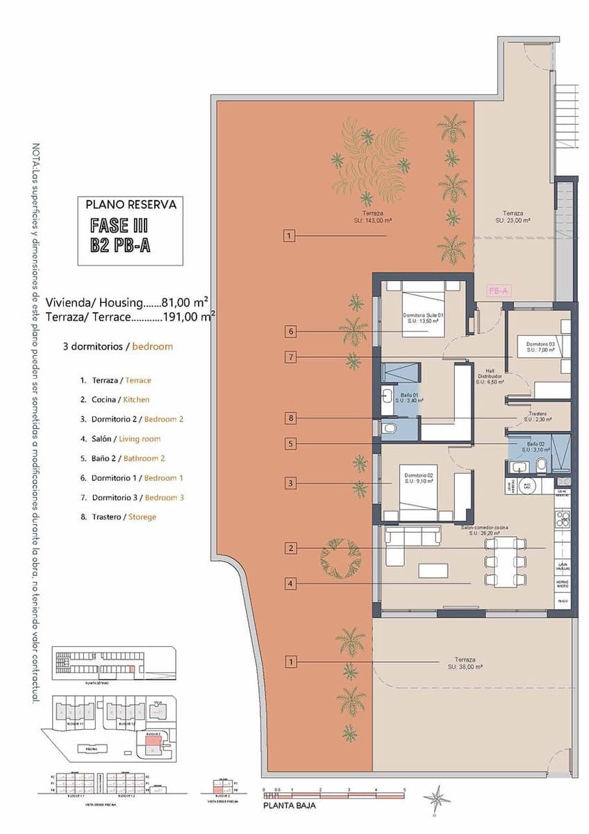 3 chambre Appartement à vendre à Los Alcazares avec piscine garage - 319 900 € (Ref: 9618071)