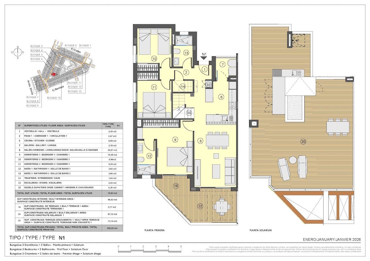 3 quarto Penthouse para venda em Torrevieja com piscina garagem - 386 000 € (Ref: 9705915)