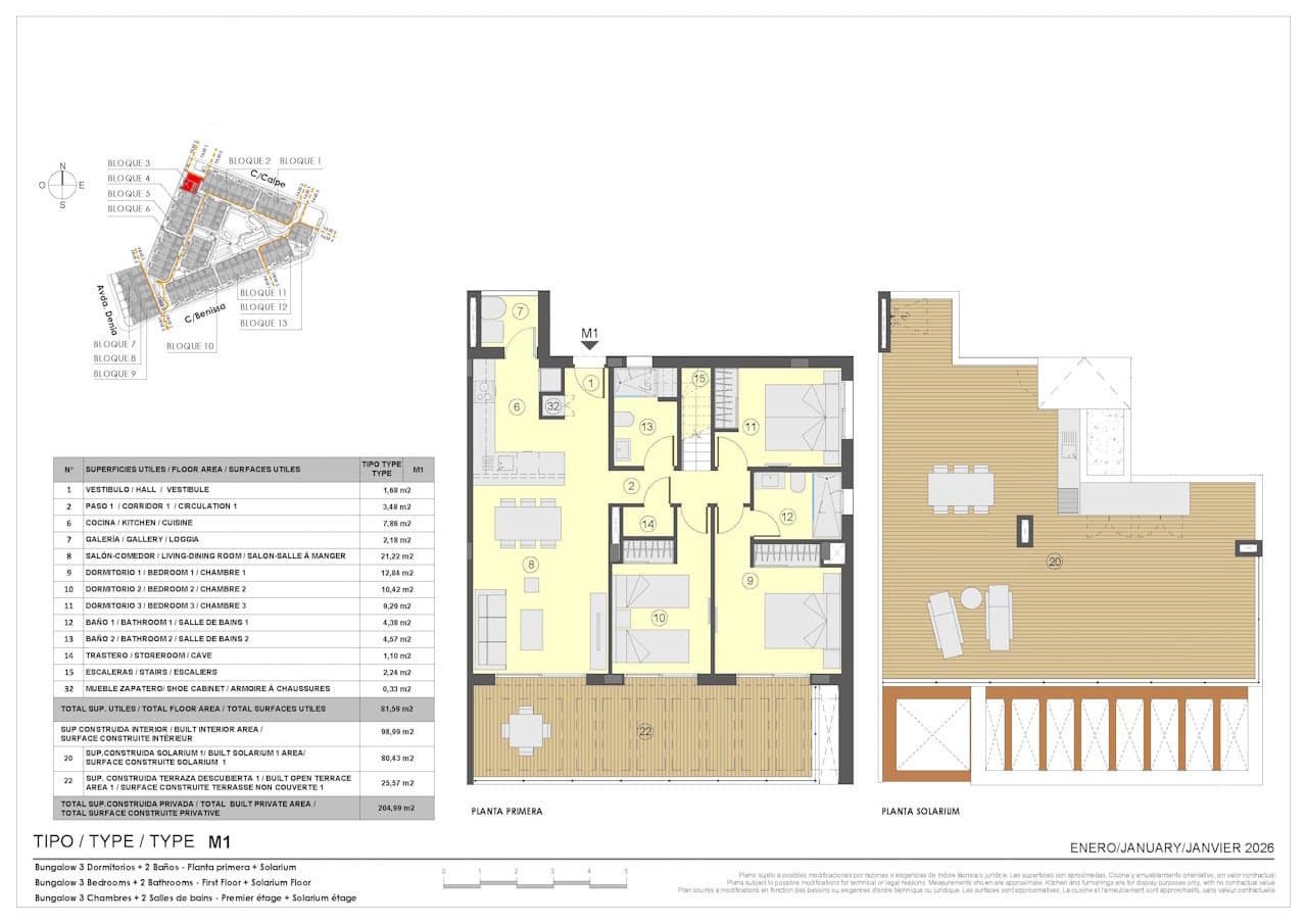 3 quarto Penthouse para venda em Torrevieja com piscina garagem - 386 000 € (Ref: 9705915)