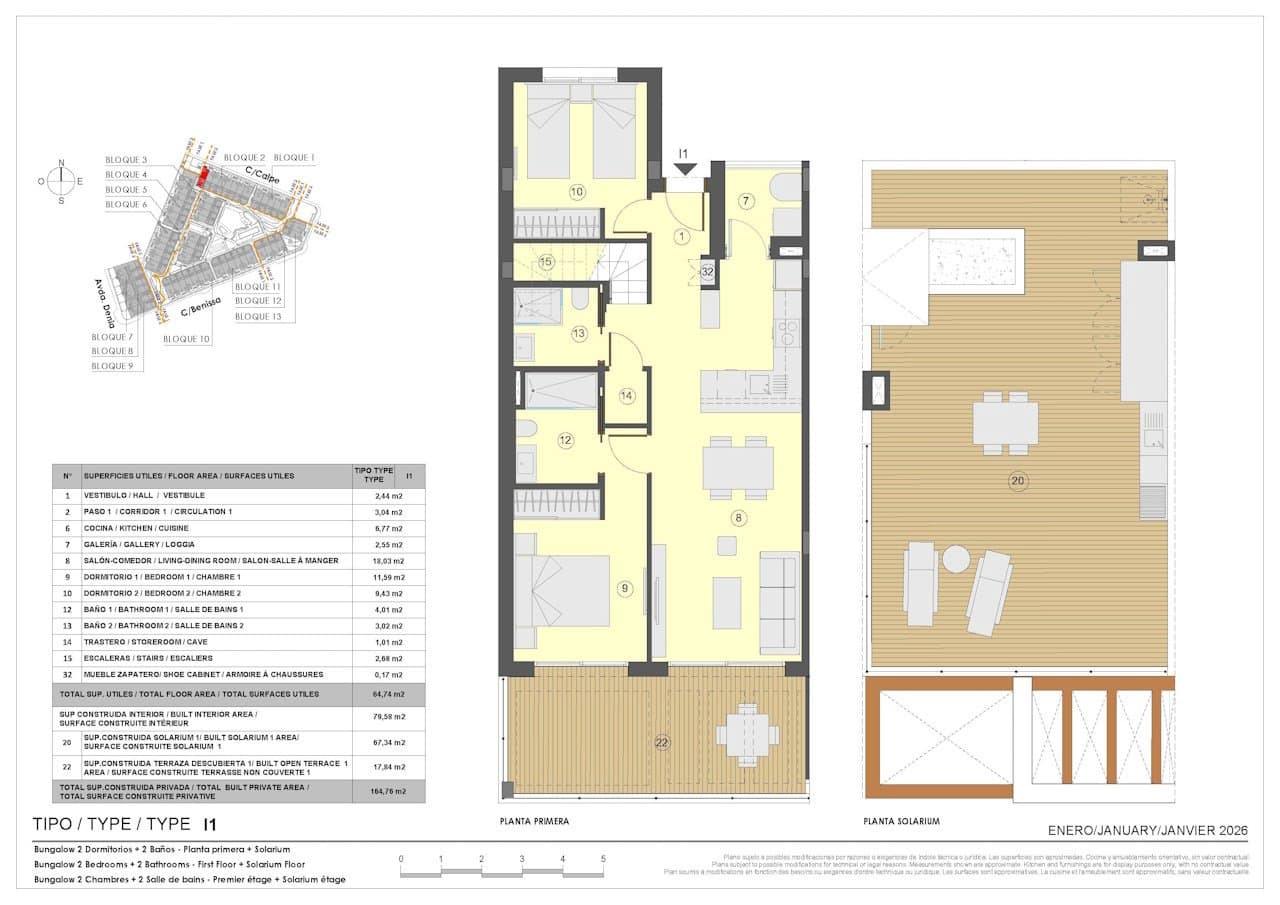 2 bedroom Penthouse for sale in Torrevieja with pool garage - € 283,000 (Ref: 9705916)