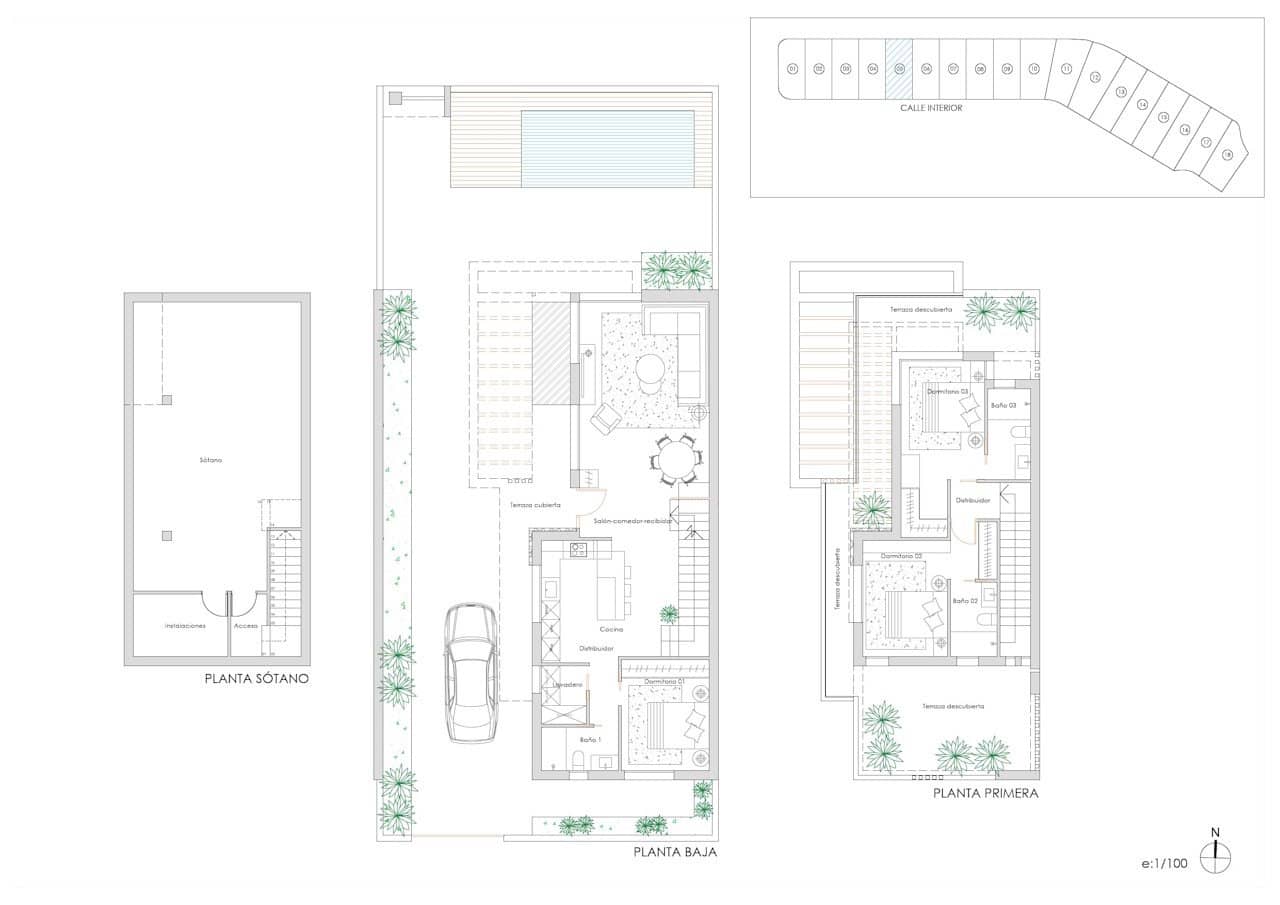 3 sypialnia Willa na sprzedaż w Los Alcazares z basenem garażem - 655 900 € (Ref: 9714056)