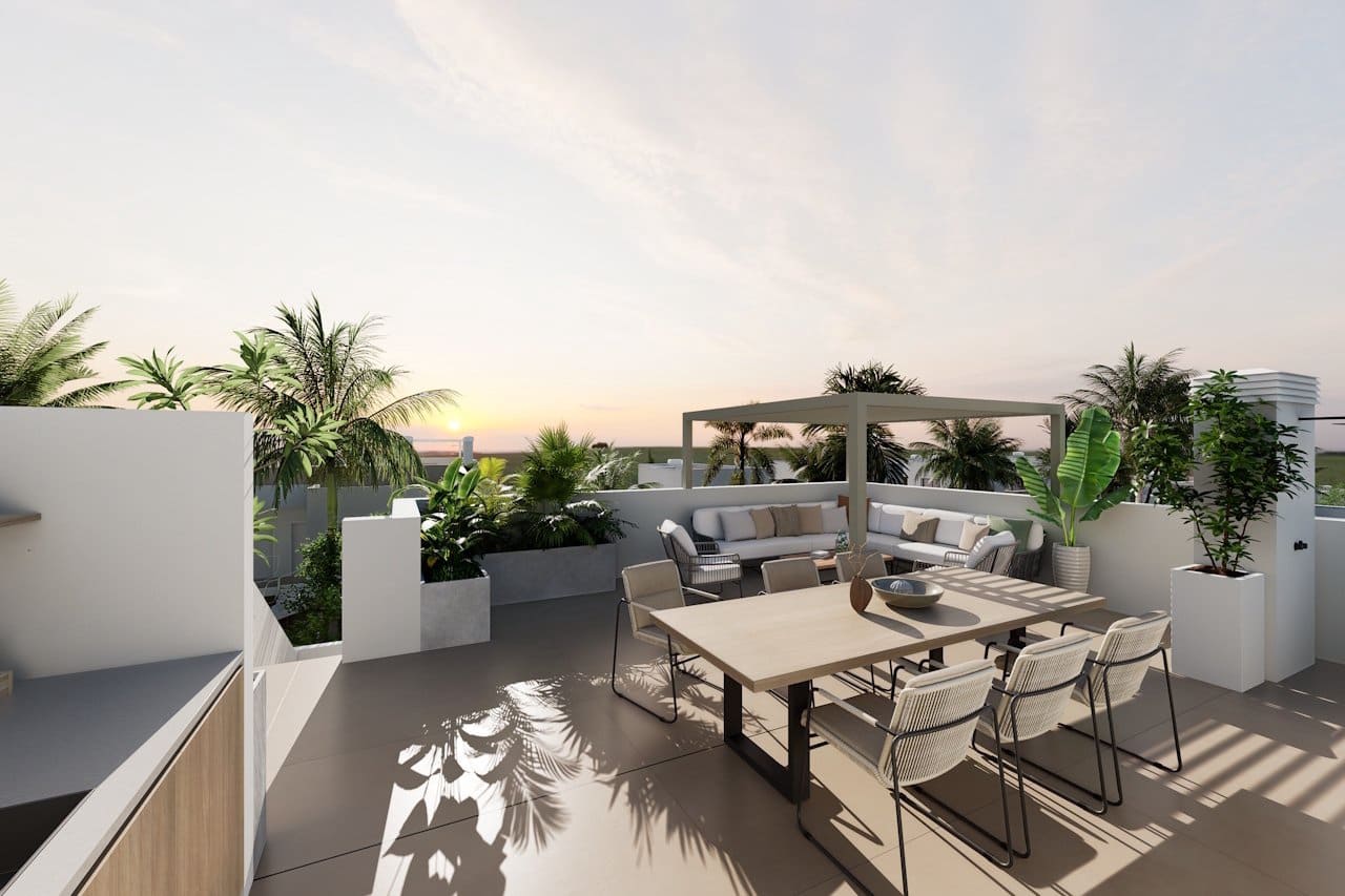 3 soveværelse Penthouse til salg i Los Alcazares med swimmingpool garage - € 350.000 (Ref: 9722634)