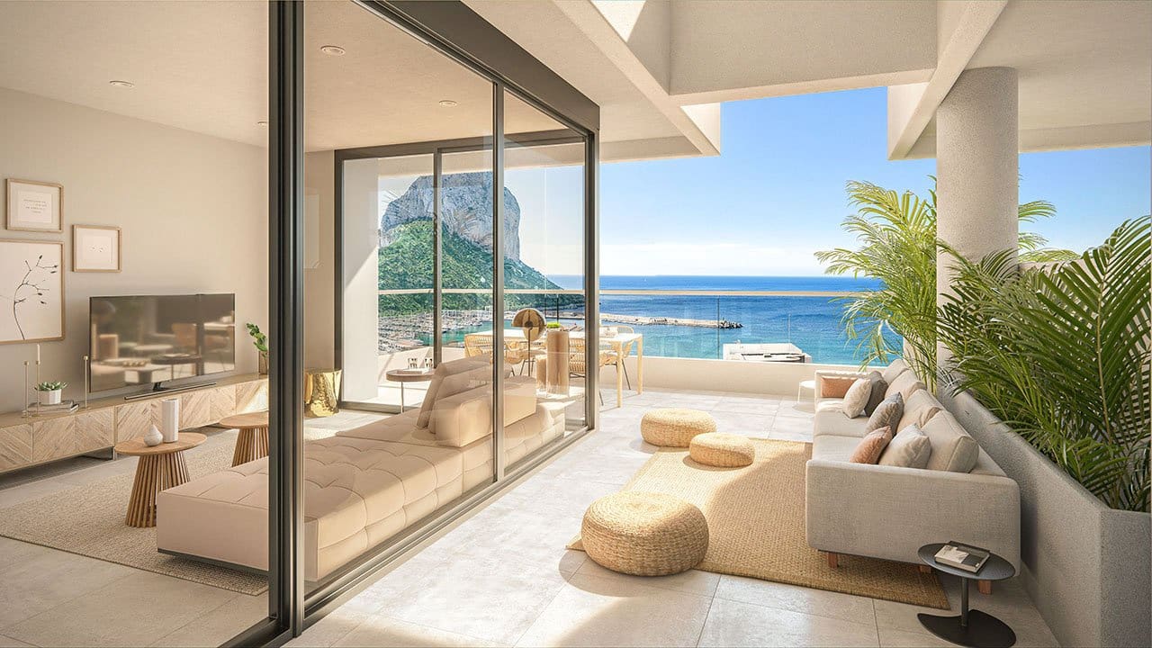2 chambre Appartement à vendre à Calpe / Calp avec piscine garage - 650 000 € (Ref: 9723823)