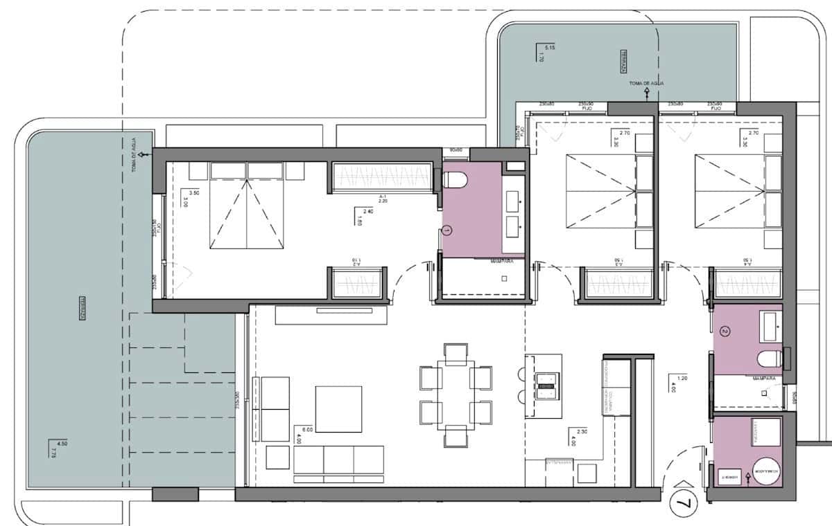 3 chambre Appartement à vendre à Calpe / Calp avec piscine garage - 698 000 € (Ref: 9737087)