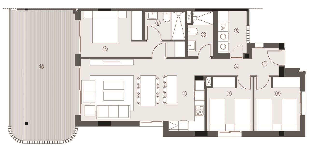 3 sovrum Lägenhet till salu i Torrevieja med pool garage - 345 000 € (Ref: 9778996)