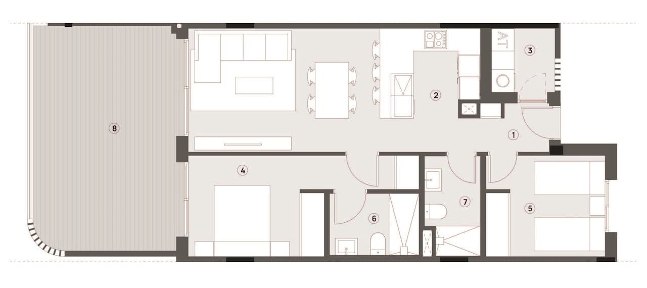 2 sovrum Lägenhet till salu i Torrevieja med pool garage - 290 000 € (Ref: 9778997)