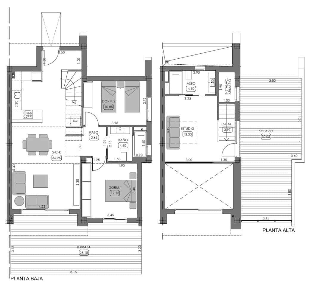3 camera da letto Villetta Bifamiliare in vendita in Algorfa con piscina garage - 475.000 € (Rif: 9810366)