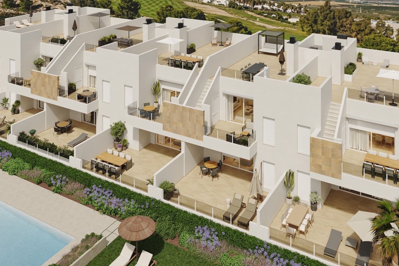 2 soveværelse Lejlighed til salg i Algorfa med swimmingpool - € 299.000 (Ref: 9810374)