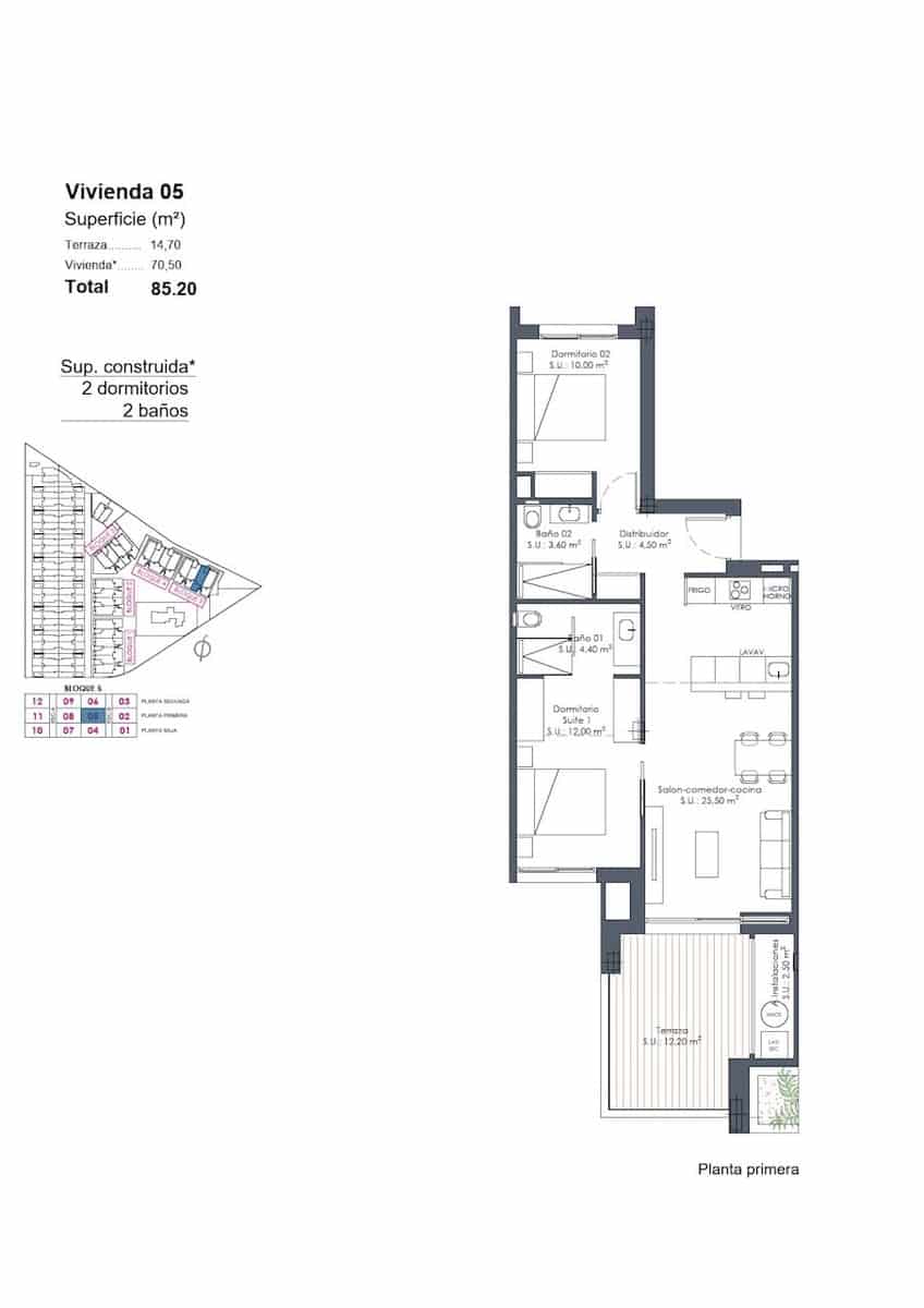 2 chambre Appartement à vendre à Los Alcazares avec piscine garage - 299 000 € (Ref: 9848206)