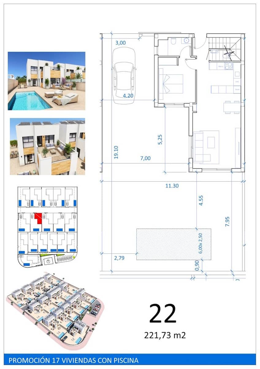 3 bedroom Villa for sale in San Fulgencio with pool garage - € 395,000 (Ref: 9872349)
