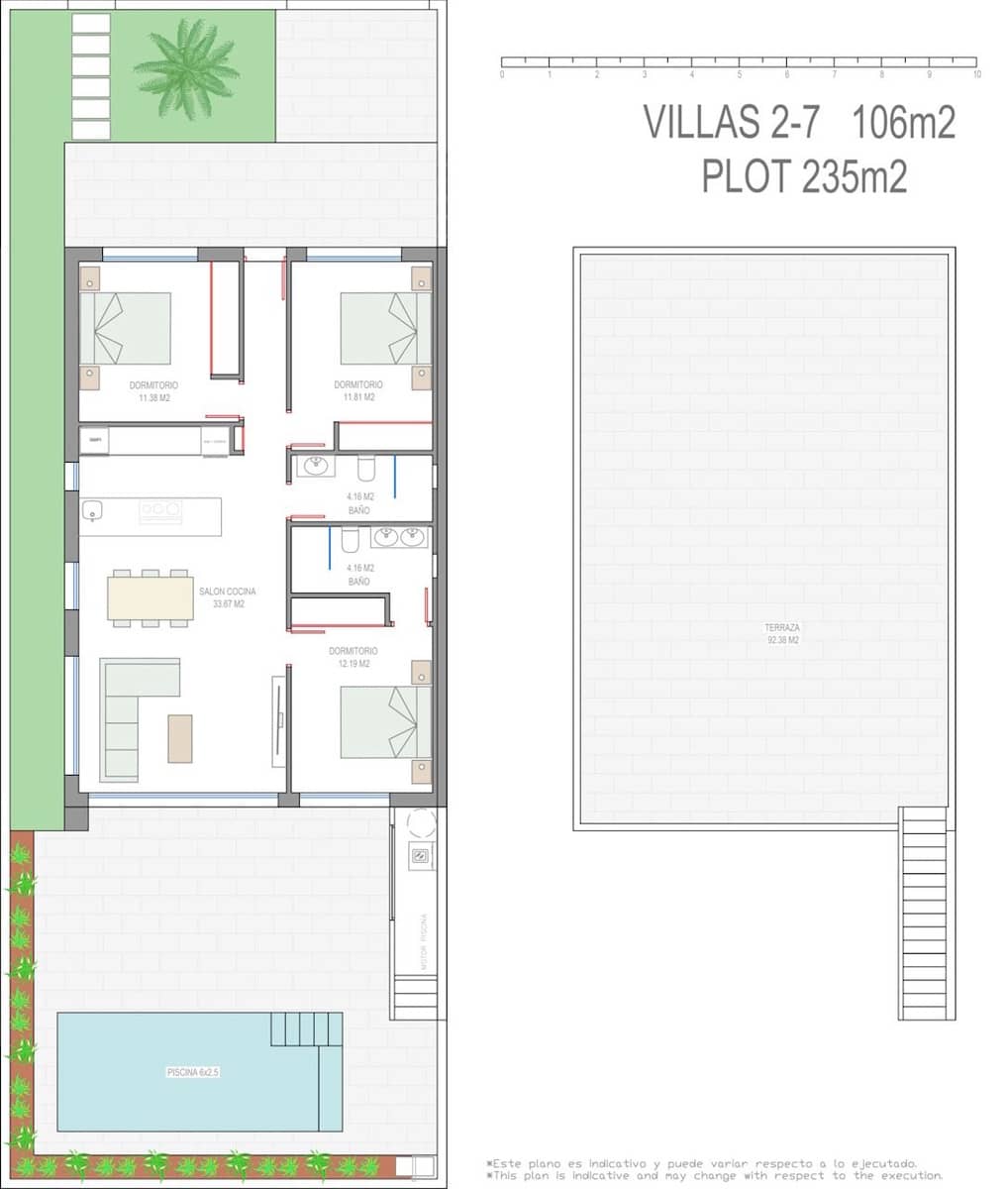 3 bedroom Villa for sale in Los Alcazares with pool garage - € 499,900 (Ref: 9874172)