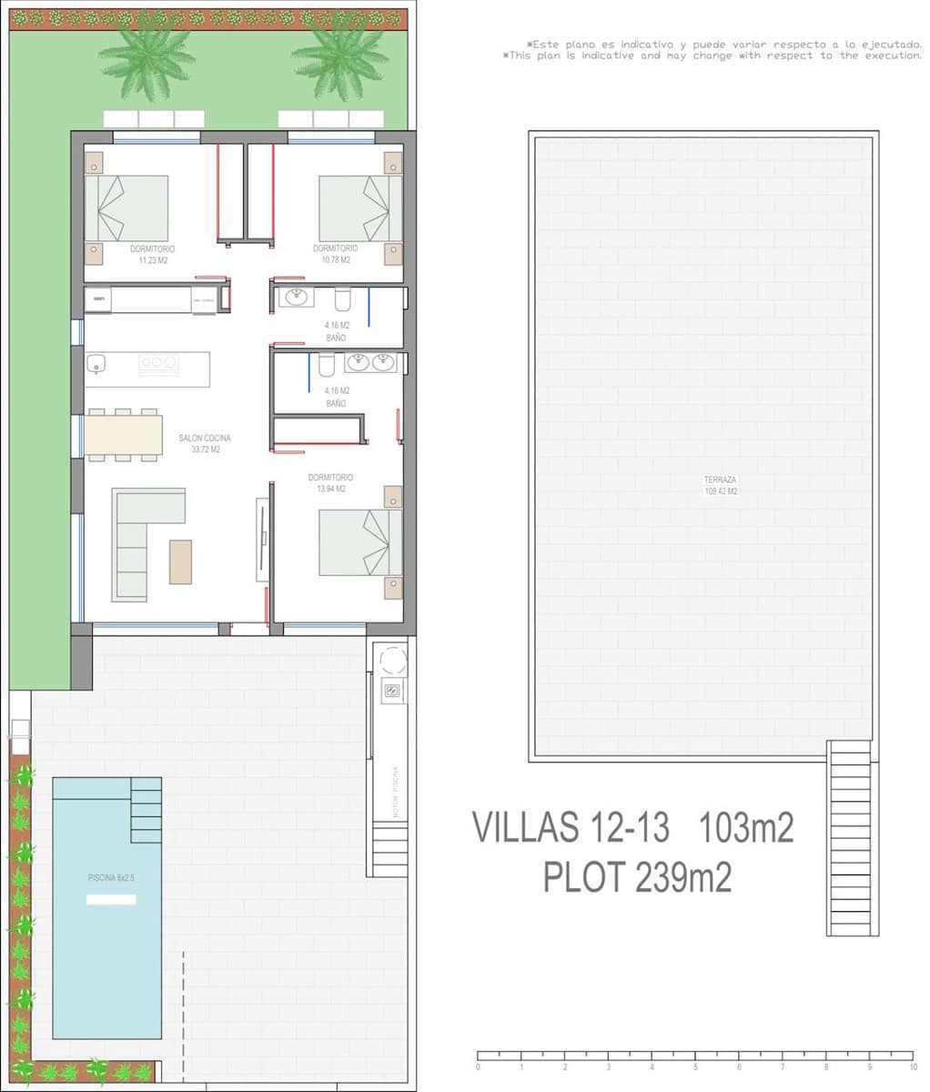 3 bedroom Villa for sale in Los Alcazares with pool garage - € 499,900 (Ref: 9874172)