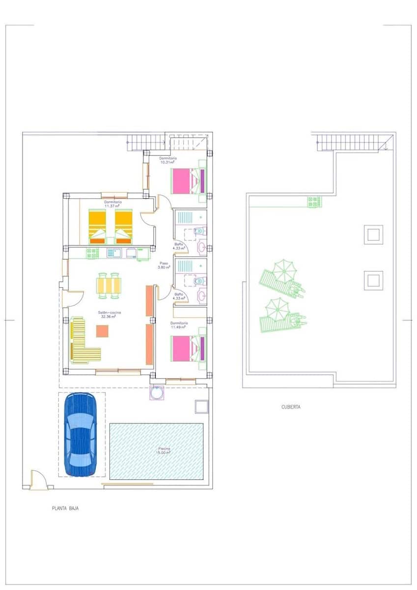 3 sypialnia Willa na sprzedaż w Balsicas z basenem garażem - 314 900 € (Ref: 9961515)