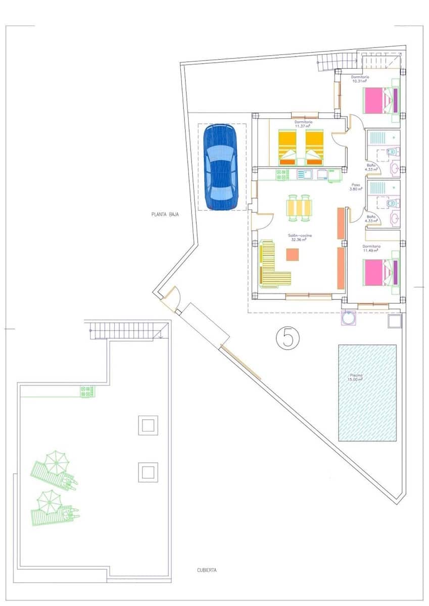 3 sypialnia Willa na sprzedaż w Balsicas z basenem garażem - 314 900 € (Ref: 9961515)