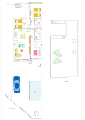 3 sypialnia Willa na sprzedaż w Balsicas, Torre-Pacheco z basenem garażem - 314 900 € (Ref: 9961515)