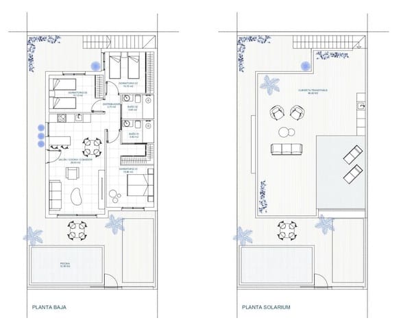3 sypialnia Willa na sprzedaż w Torre-Pacheco z basenem garażem - 259 900 € (Ref: 9961605)
