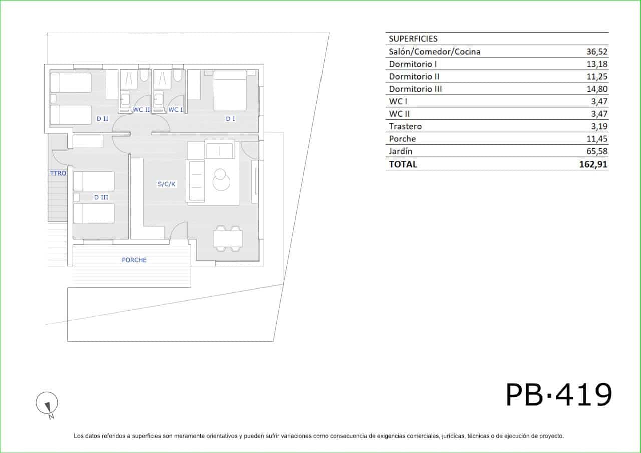 3 soverom Leilighet til salgs i San Miguel de Salinas med svømmebasseng - € 254 900 (Ref: 9964497)