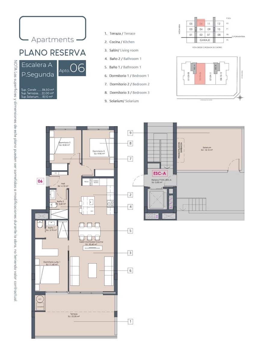 3 soveværelse Penthouse til salg i Benijofar med swimmingpool garage - € 389.900 (Ref: 9987309)