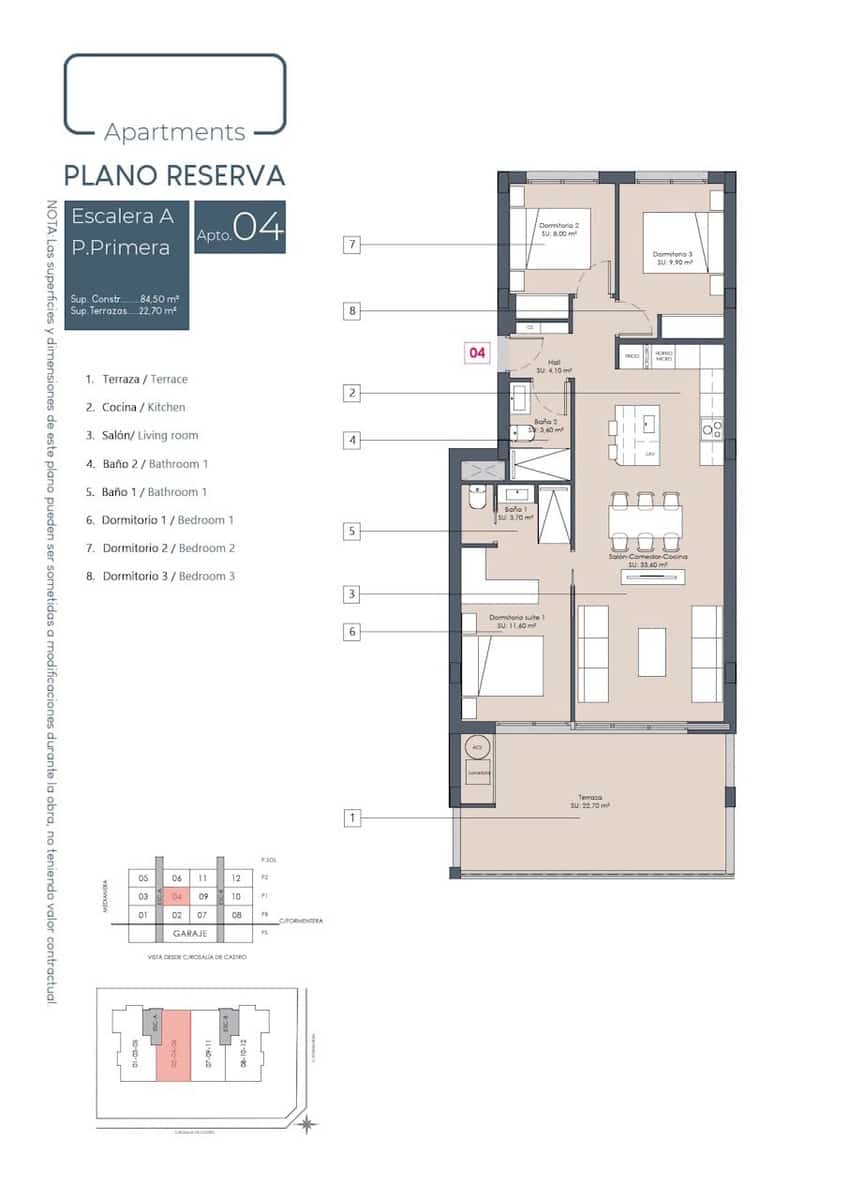 3 sypialnia Apartament na sprzedaż w Benijofar z basenem garażem - 329 900 € (Ref: 9987310)