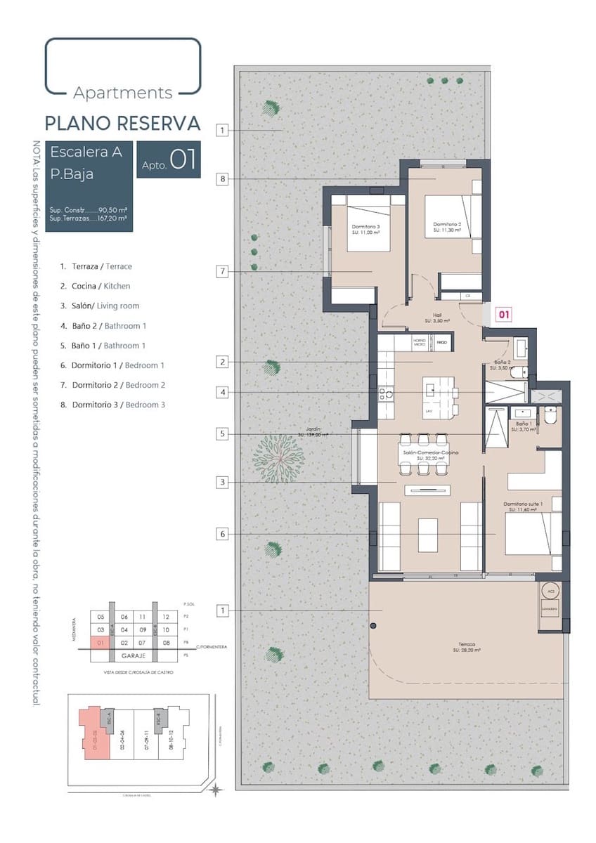 3 sypialnia Apartament na sprzedaż w Benijofar z basenem garażem - 329 900 € (Ref: 9987310)