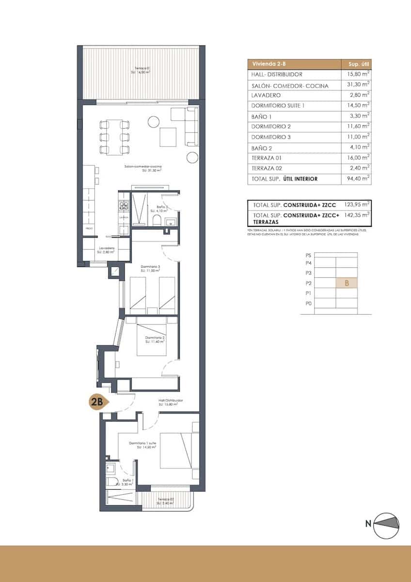 3 soveværelse Lejlighed til salg i Guardamar del Segura med swimmingpool garage - € 360.000 (Ref: 9999371)