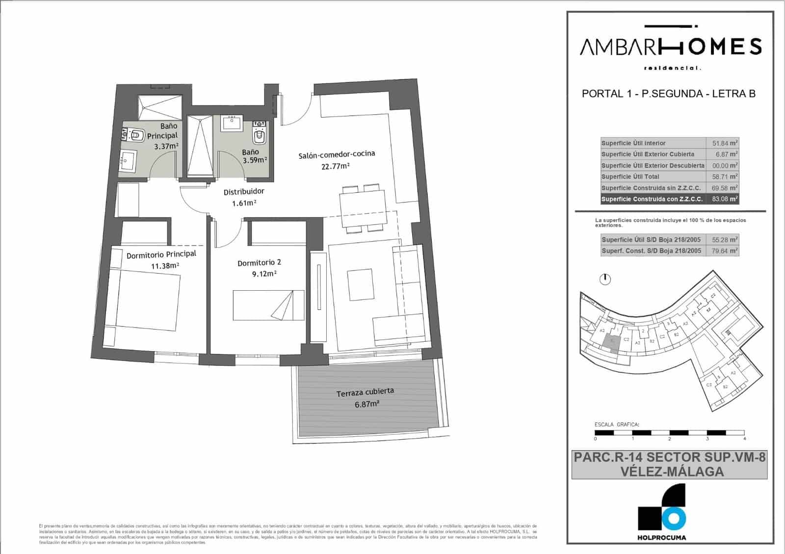 2 bedroom Apartment for sale in Velez-Malaga with pool garage - € 234,950 (Ref: 9484021)