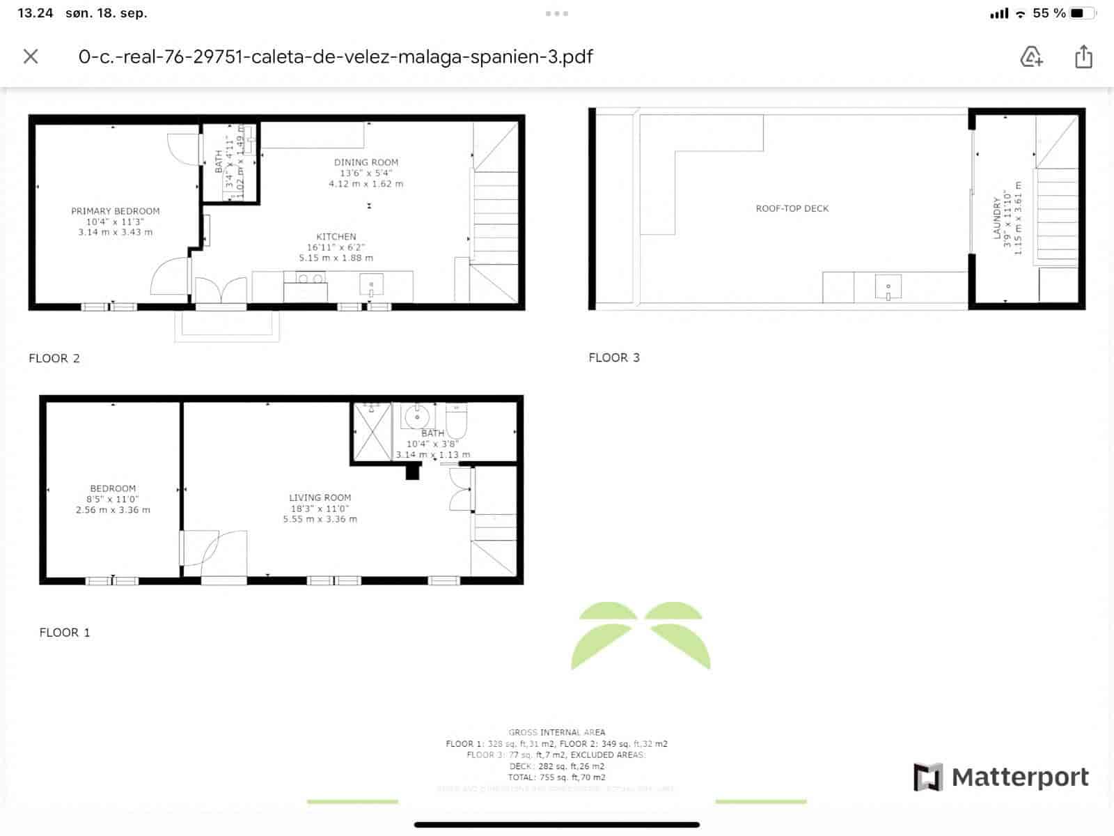 2 soveværelse Rækkehus til salg i Caleta de Velez - € 349.995 (Ref: 9484030)
