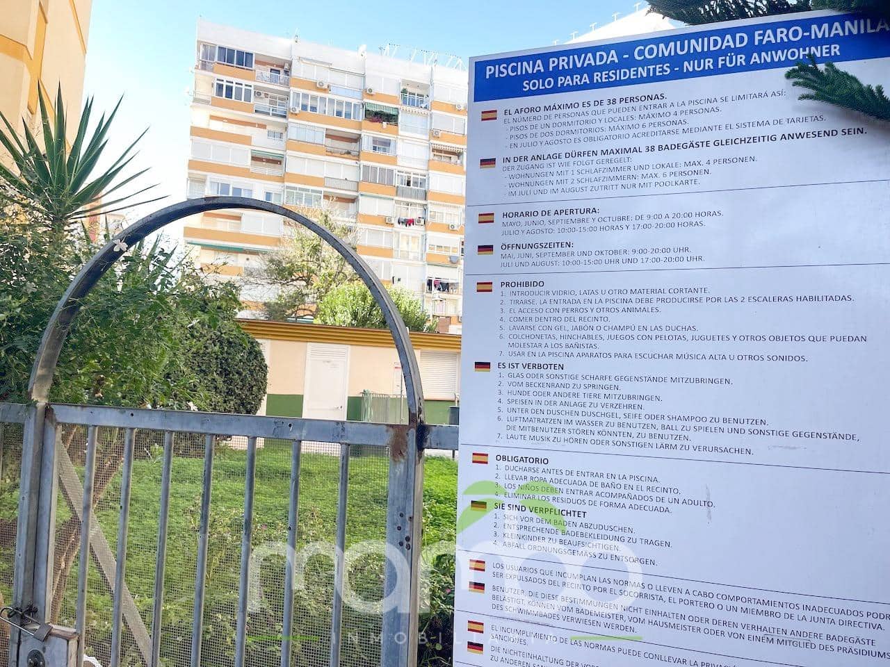 Piso de 2 habitaciones en Torre del Mar en venta con piscina - 250.000 € (Ref: 9497504)