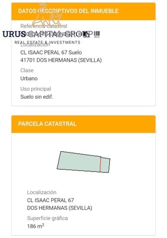 Solar/Parcela en Dos Hermanas en venta - 115.000 € (Ref: 9491789)