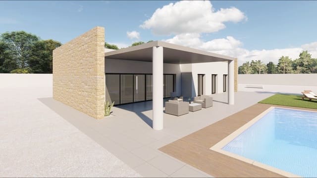 3 Zimmer Villa zu verkaufen in Pinoso mit Pool - 365.000 € (Ref: 9548196)