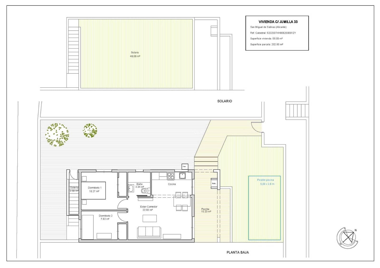 2 makuuhuone Huvila myytävänä paikassa San Miguel de Salinas - 199 000 € (Ref: 9509759)