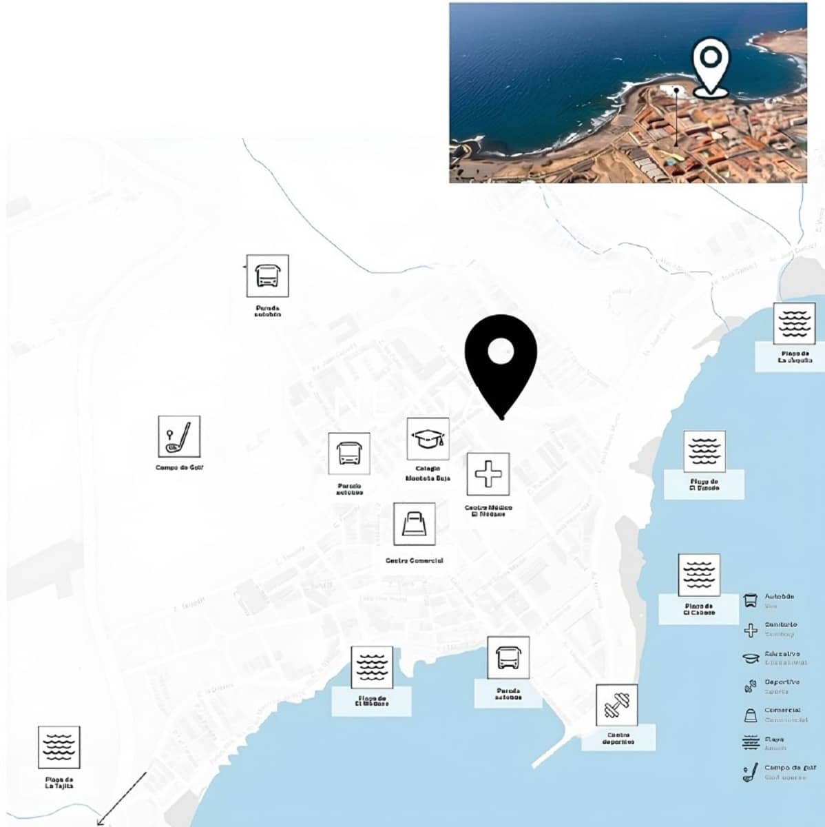 2 quarto Apartamento para venda em El Medano com piscina garagem - 473 500 € (Ref: 10080501)