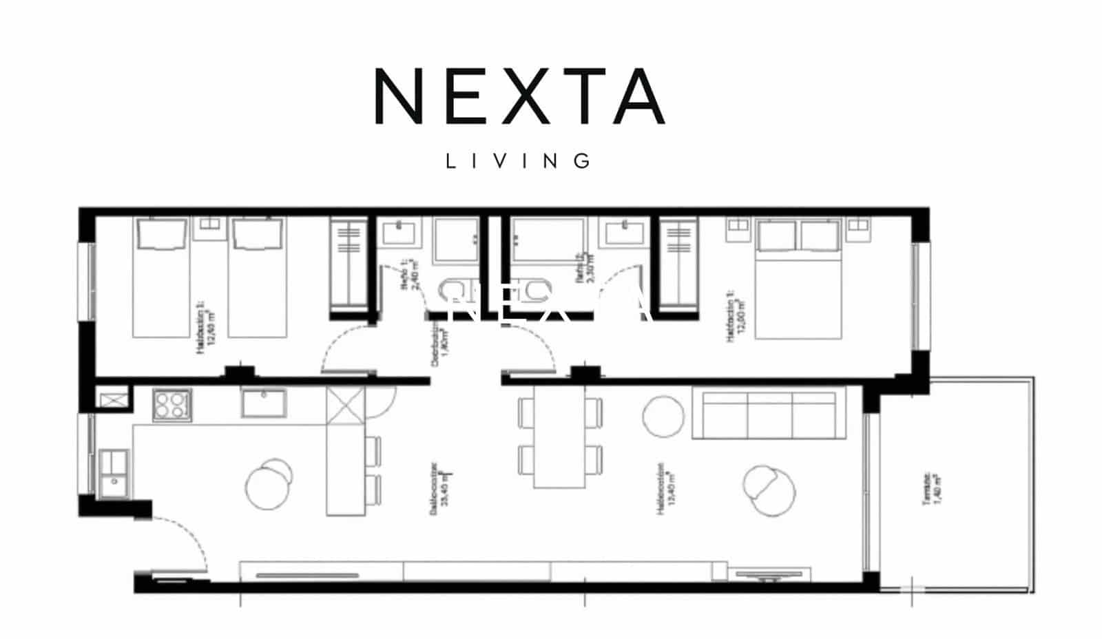 2 quarto Apartamento para venda em El Medano com piscina garagem - 473 500 € (Ref: 10080501)