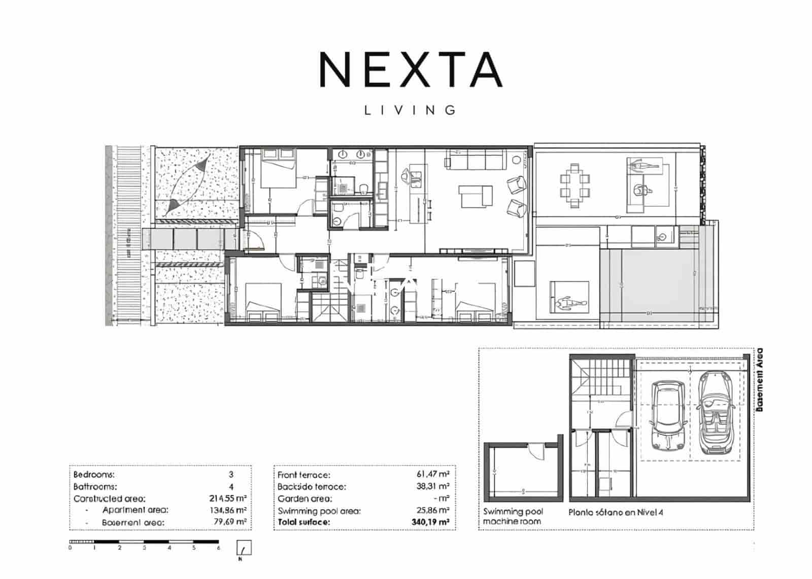 3 soverom Penthouse til salgs i Callao Salvaje med svømmebasseng garasje - € 1 595 000 (Ref: 10159091)