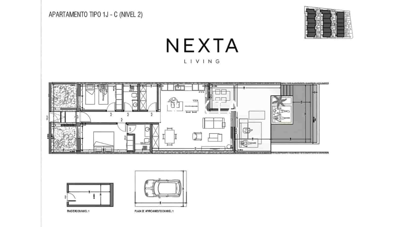 2 sypialnia Mieszkanie na sprzedaż w Callao Salvaje z basenem garażem - 1 060 000 € (Ref: 10159092)