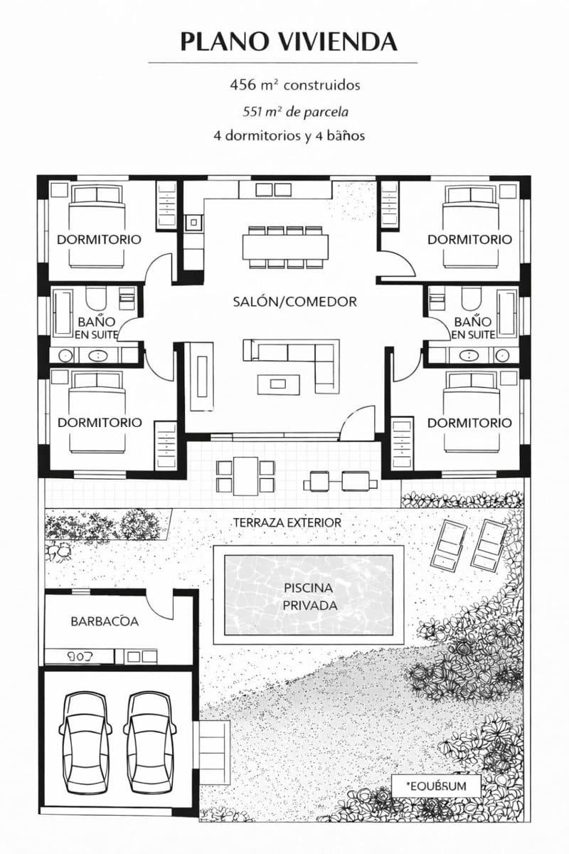 4 bedroom Villa for sale in Costa Adeje with pool garage - € 1,800,000 (Ref: 9515880)