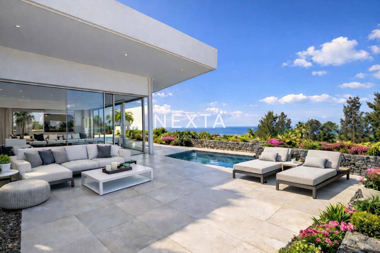 3 makuuhuone Huvila vuokrattavana paikassa Guia de Isora mukana uima-altaan 
autotalli - 6 650 € (Ref: 9515883)